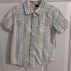 Old Navy Multicolor Striped Button Down Shirt